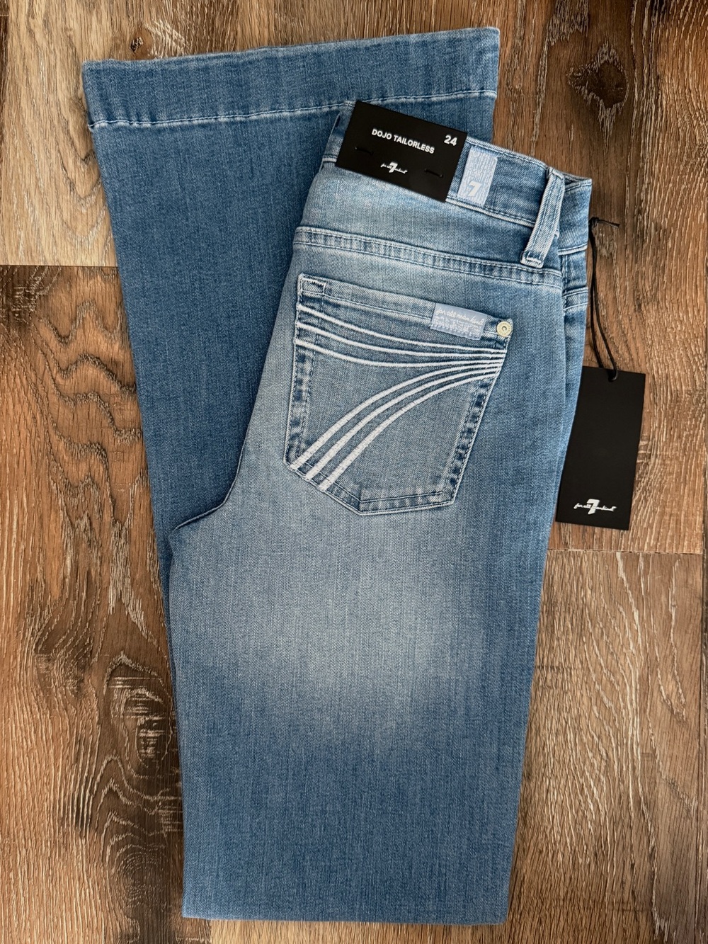 NWT 7 For All Mankind Tailorless Dojo Jeans 7FAMK